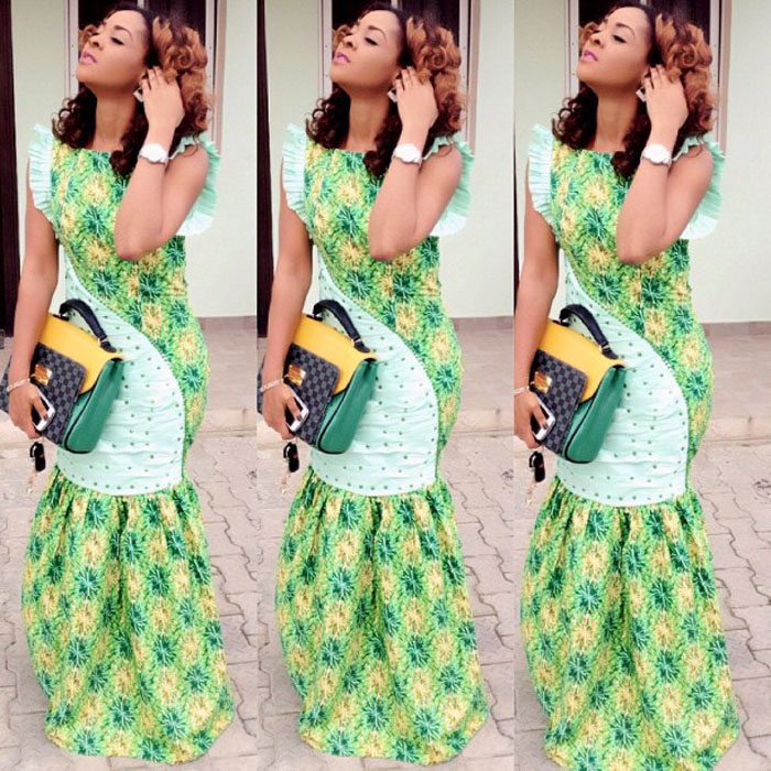Ankara And Dry Lace Combination Styles Ankara Styles